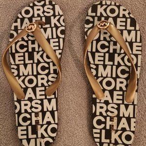 NWOT Michael Kors flipflops